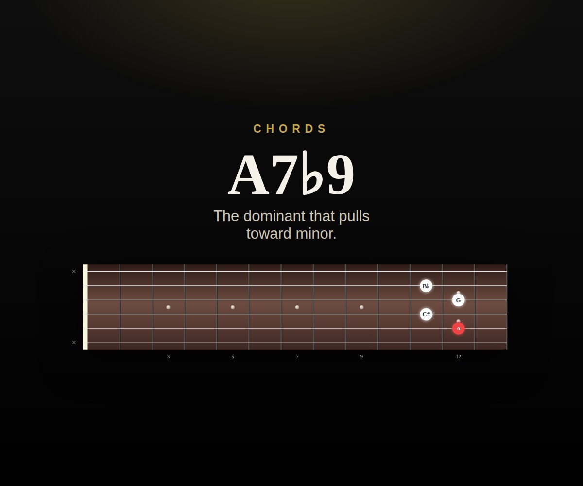 A7♭9 cover