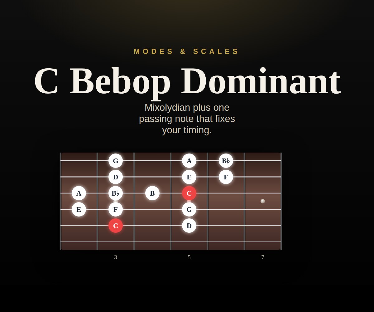 C Bebop Dominant cover
