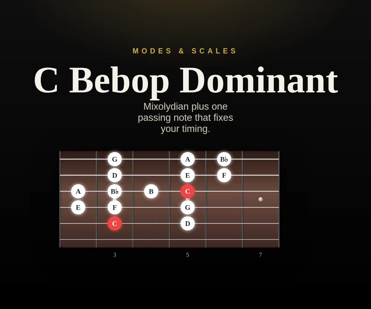 C Bebop Dominant cover