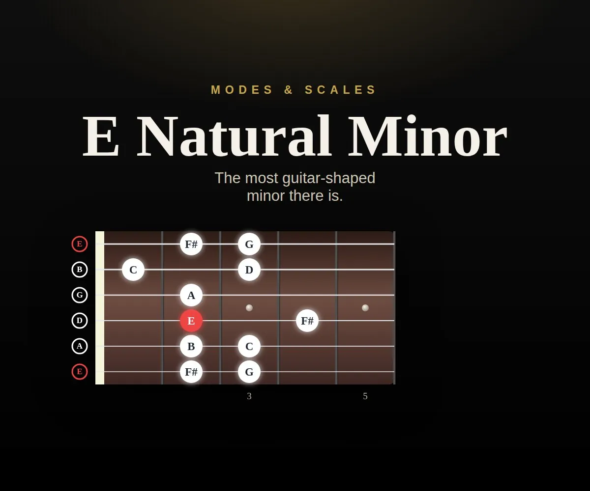 E Natural Minor cover