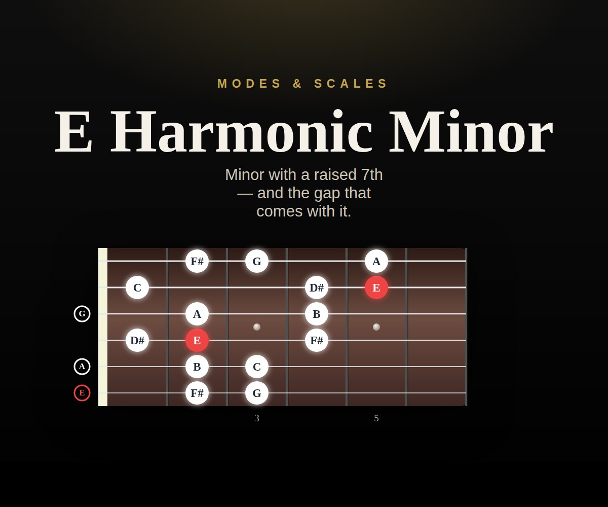 E Harmonic Minor cover